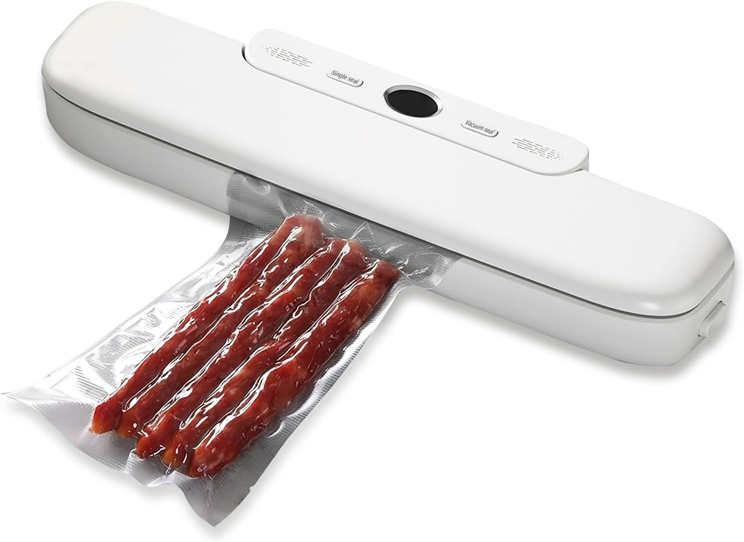 Food Vacuum Sealer Machine,  Food Sealer Vacuum Sealer Compact Design Preservation with 10 Vacuum Bags, Automatic Air Sealing for Food Storage.