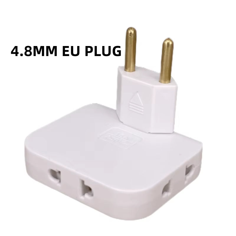 EU Power Plug Adapter Foldable Travel Aadapters Power Converter Socket Portable Charging Lightweight Electrical Sockets Outlet