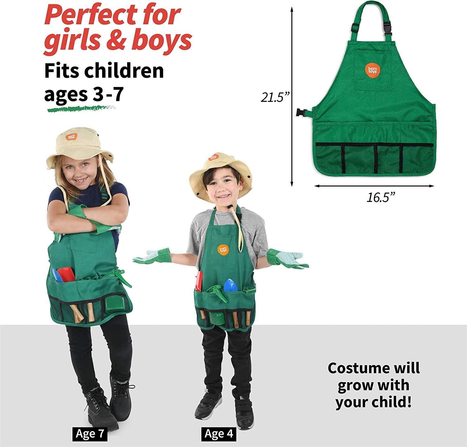 Kids Pretend Play Costume Set for Boys & Girls